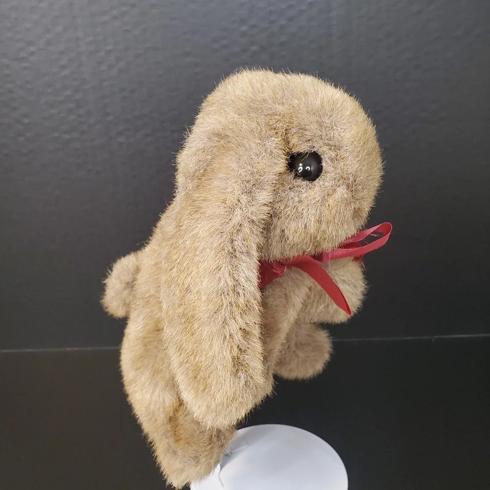 Lop Ear Bunny Rabbit Hand Plush Puppet Made In Oregon By‎ Yastrid